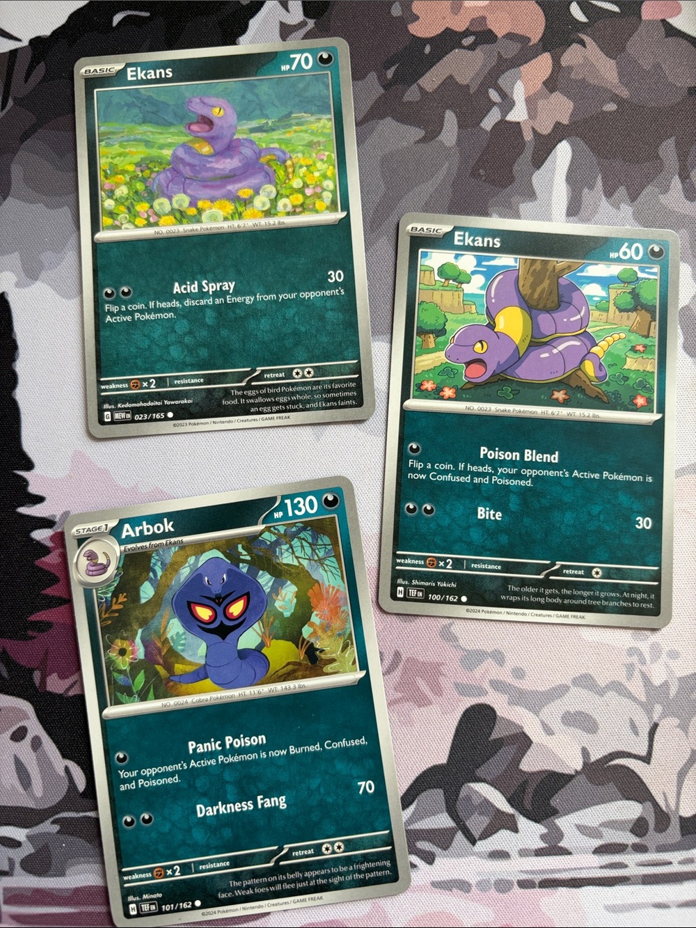 Ekans & Arbok Evolution Collection Lot | 3 Pokémon Cards | ✨5/$25✨